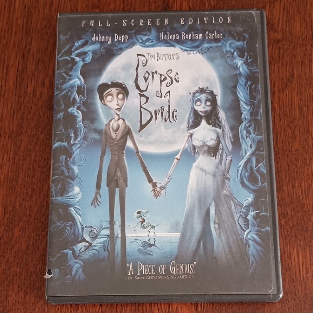 Warner Bros Corpse Bride Tim Burton